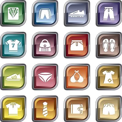 服装和配饰图标图片下载