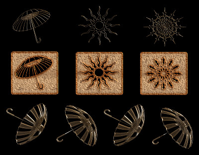 伞的模式图片下载