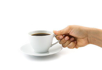 咖啡杯和手图片下载