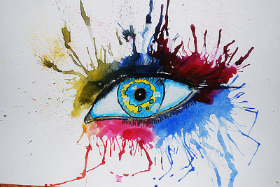 抽象眼图片下载