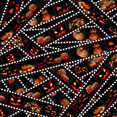 背景与万圣节照片幻灯-假日设计图片下载