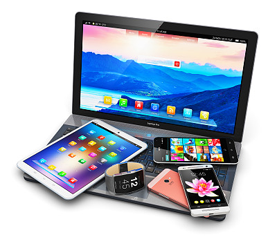 现代的移动设备图片下载