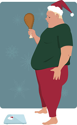 节日饮食过量图片下载