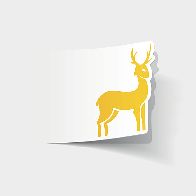 写实设计元素:鹿图片下载