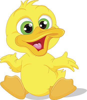 可爱的小鸭子卡通图片下载