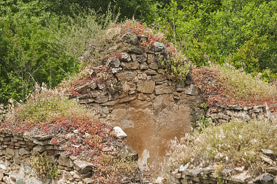 中世纪教堂的遗迹图片下载
