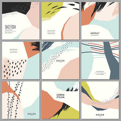 抽象矢量图素材ID：167093074