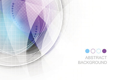 抽象的蓝色和紫色矢量未来的背景。图片下载