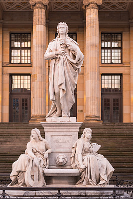 柏林宪兵队-席勒雕像图片下载