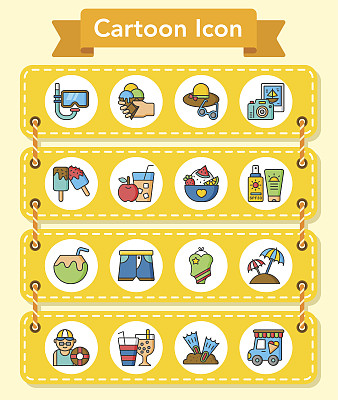 可爱的手绘插画图片下载