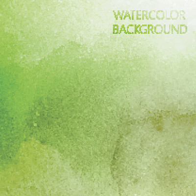 矢量抽象绿色水彩背景为您的设计图片下载