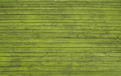 木板上覆盖着旧的绿色染料，纹理图片下载