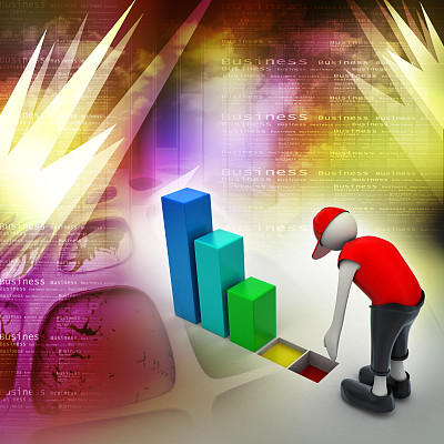 商人分析商业图表图片下载