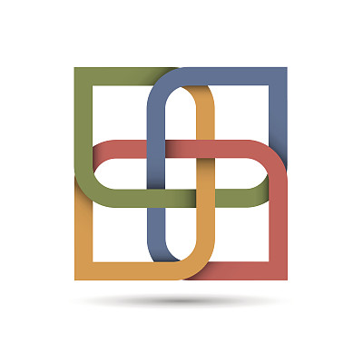 程式化的抽象图标设计图片下载