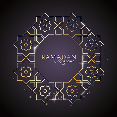 斋月卡里姆问候模板图片下载