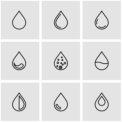 向量线下降图标设置图片下载