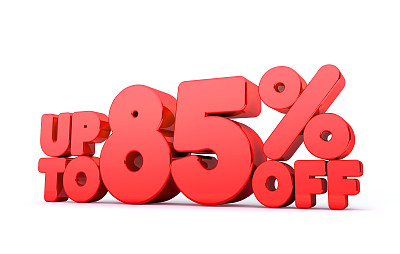 高达85% Off 3D渲染红色单词隔离图片下载