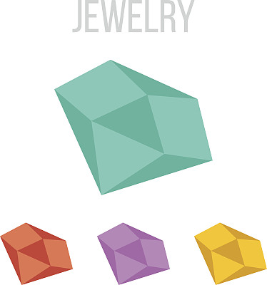 向量珠宝图标图片下载