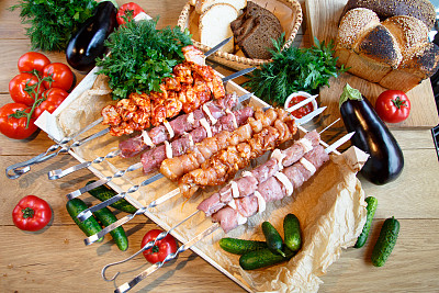 烤肉串是用肉做的图片下载
