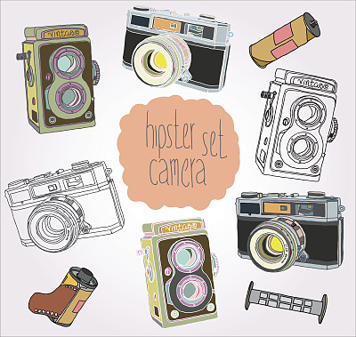 老式的相机设置图片下载