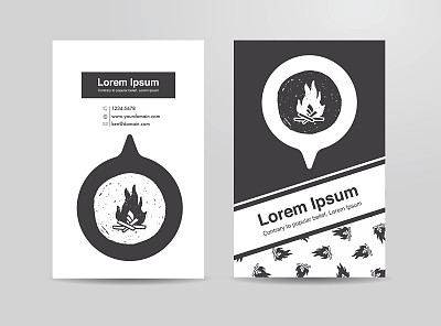 涂鸦篝火图片下载