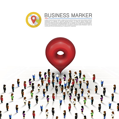 近距离的人群图片下载