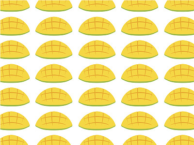 芒果的背景。插图。平面孤立矢量合成。卡通风格图片下载