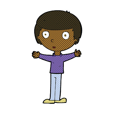 漫画卡通惊讶的男人图片下载