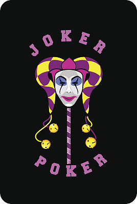 木棍上的小丑面具图片下载