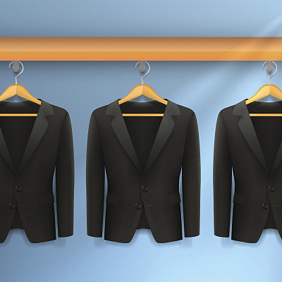 衣架上的夹克图片下载