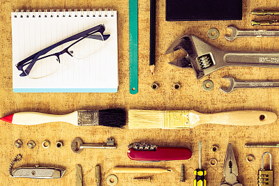 工作工具背景图片图片下载