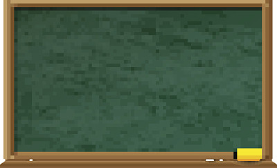 空的绿色木制框架黑板图片下载