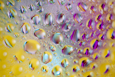 彩色液滴背景墙纸图片下载