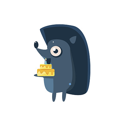 刺猬派对动物图标图片下载