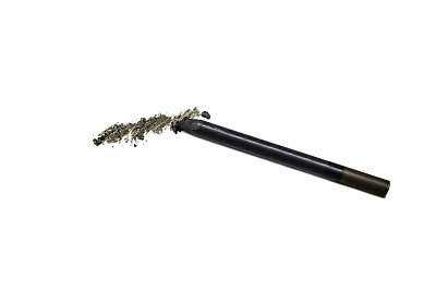 黑色眼线笔，在白色背景上描边图片下载