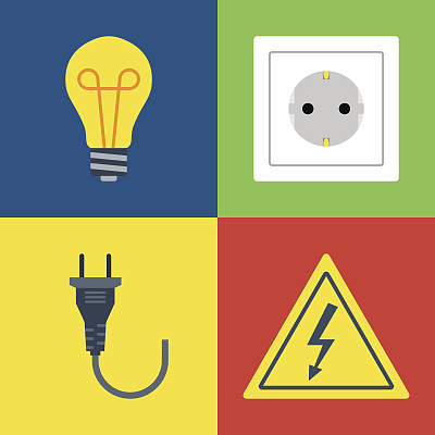 灯泡、插座、插头、电图片下载