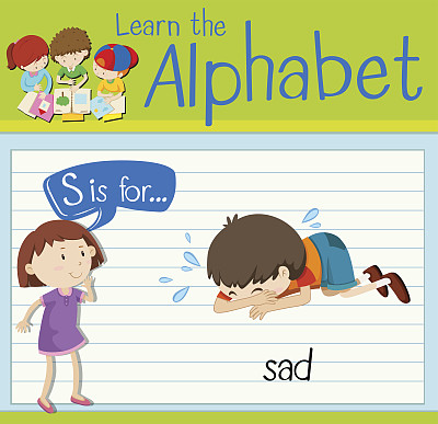 记忆卡片上的S代表悲伤图片下载