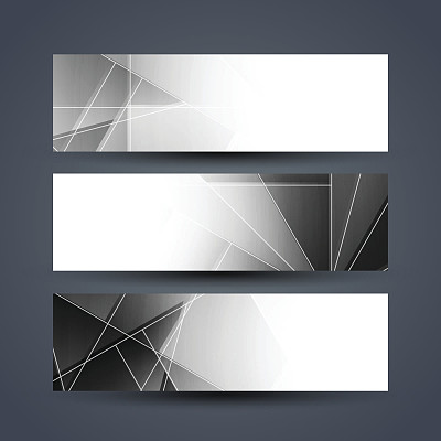 漂亮的灰色标题设计图片下载