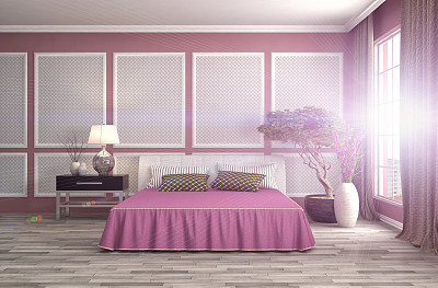 卧室内。三维演示图片下载