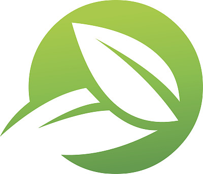 天然叶子logo模板图片下载