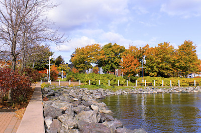 落在海滨图片下载