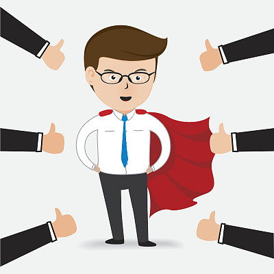 成功的商人最好的大拇指图片下载
