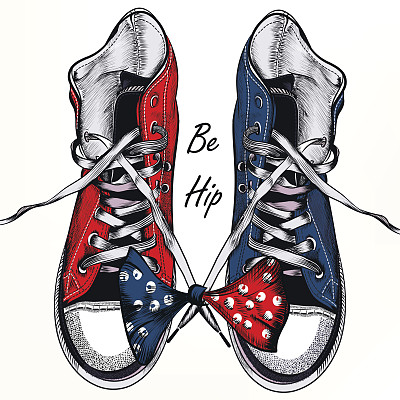 运动靴时尚背景图片下载