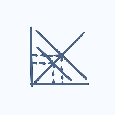 数学图表草图图标图片下载