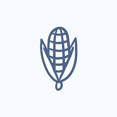 玉米素描图标图片下载