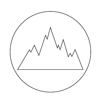 山峰图标图片下载