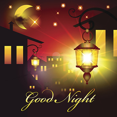 晚安的愿望。图片下载