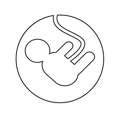 孕妇图标插画设计图片下载