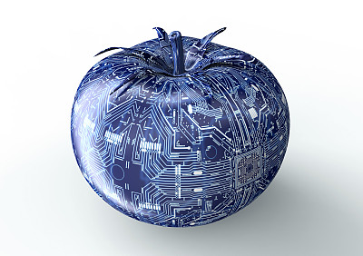 数码食品，科技番茄图片下载