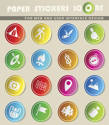 童子军日图标集图片下载